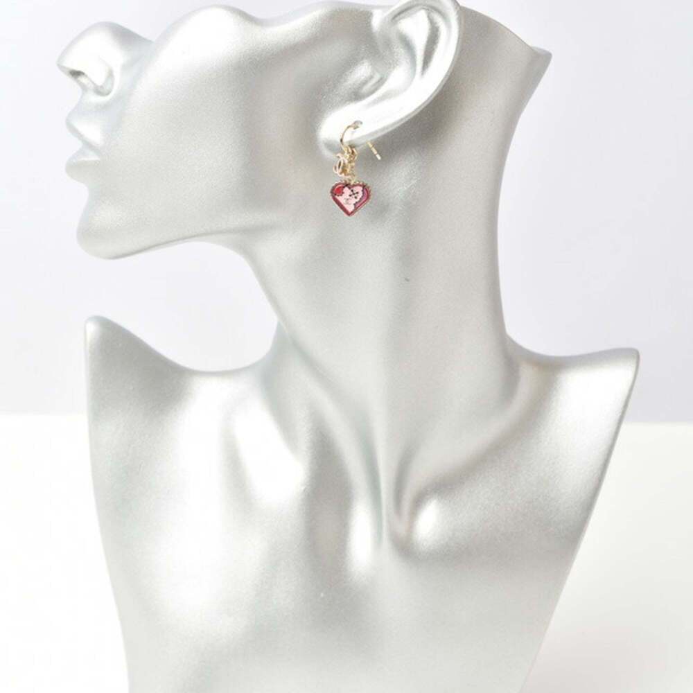 CHANEL Authentic Pink Heart Earrings - Picture 2 of 6